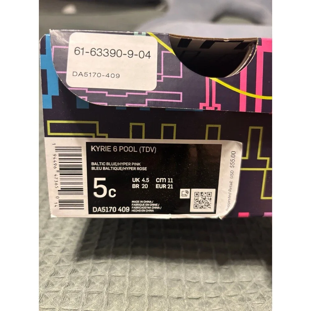 Toddler 5C Nike Kyrie 6 Pool Party DA5170 409